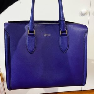 Alexander McQueen Purple/blue Tote Bag